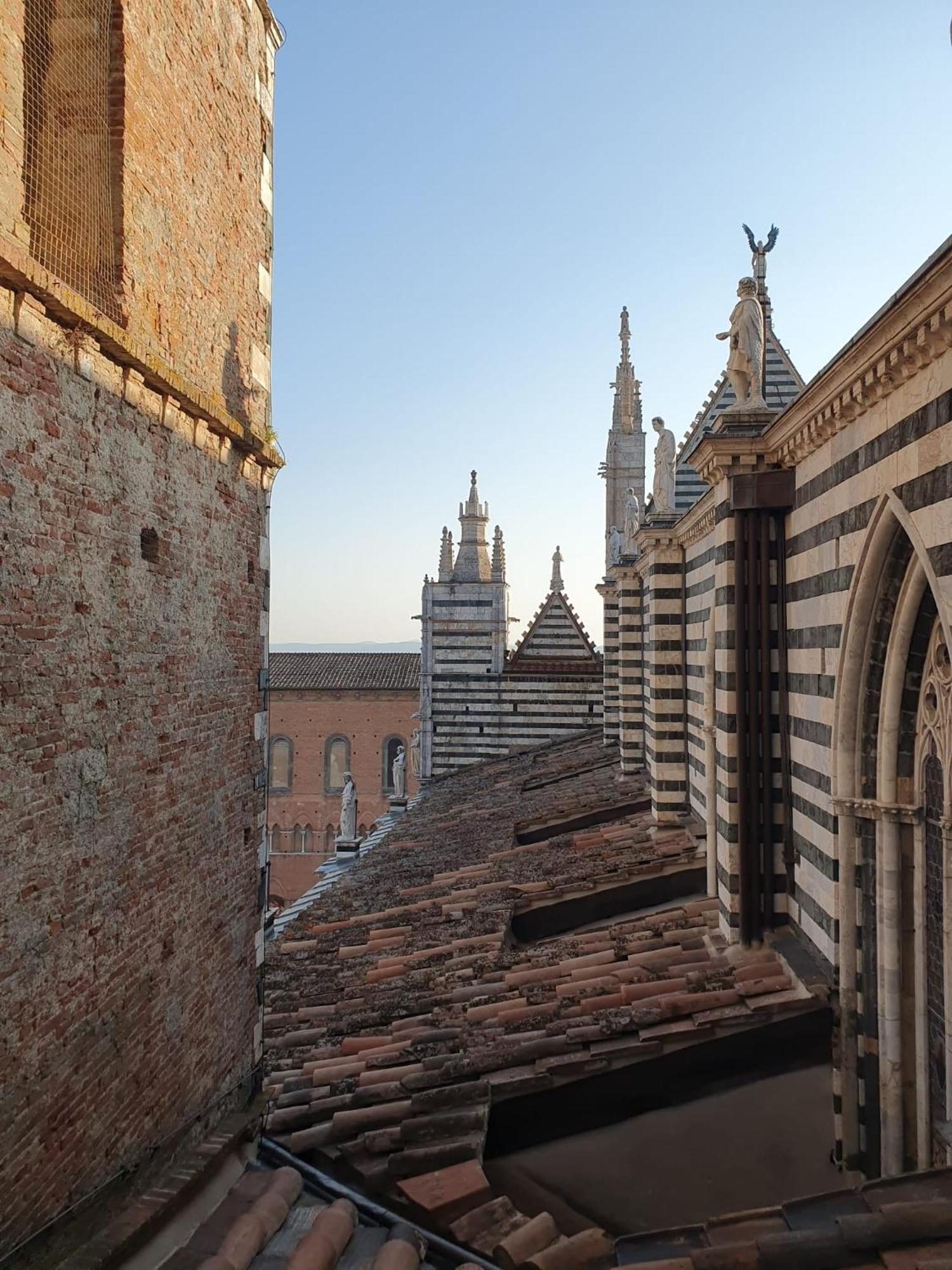 Loft Vicolo Di Vallepiatta 2 Min Piazza Del Campo Con Parcheggio Siena Ngoại thất bức ảnh